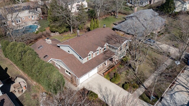 1336 Christina Ln, Northbrook, IL 60062 - drone / aerial view