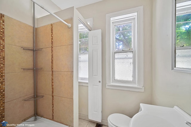 2701 W 24th Pl, Chicago, IL 60608 - bathroom featuring a shower and toilet