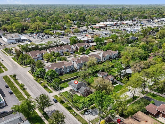 201 41st St, Downers Grove, IL 60515 - drone / aerial view