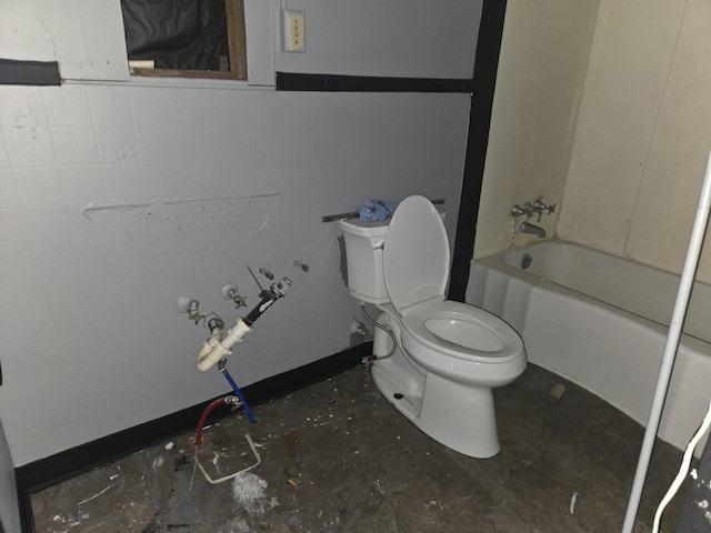 708 W Jefferson St W, Bloomington, IL 61701 - bathroom featuring toilet and shower / bath combination