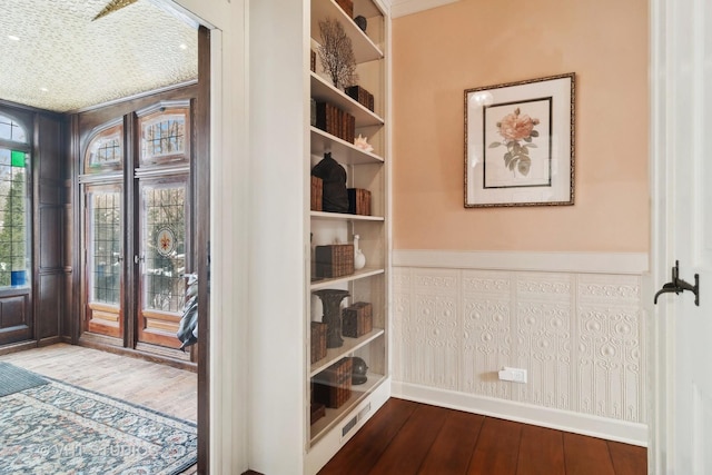 1930 Camphill Cir, Inverness, IL 60067 - doorway featuring hardwood / wood-style flooring and baseboards