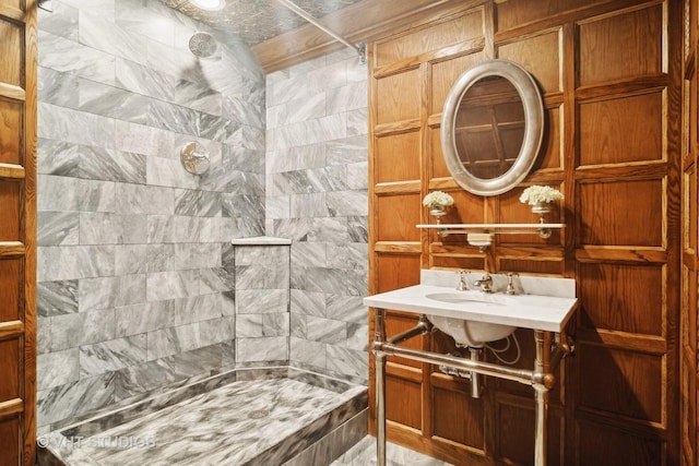 1930 Camphill Cir, Inverness, IL 60067 - full bath featuring vanity and tiled shower