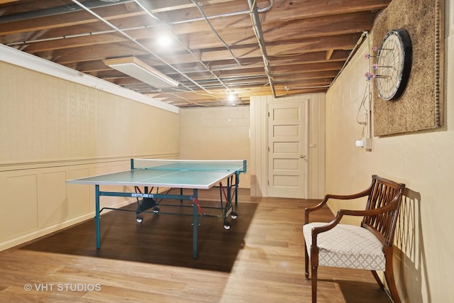 1930 Camphill Cir, Inverness, IL 60067 - recreation room with wood finished floors