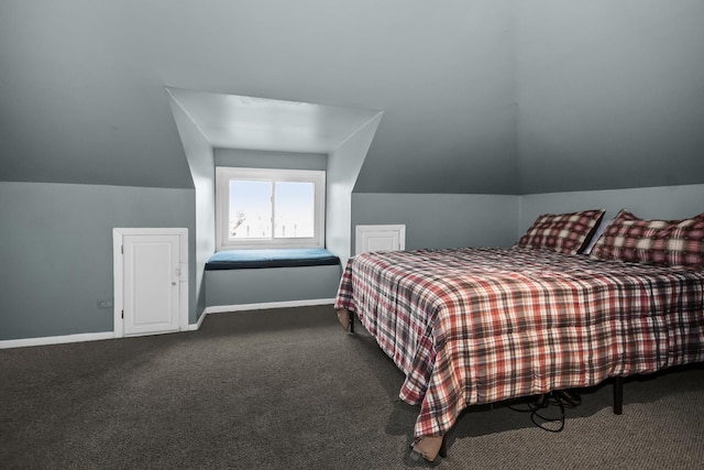 1130 Paulina St, Oak Park, IL 60302 - carpeted bedroom with baseboards and lofted ceiling