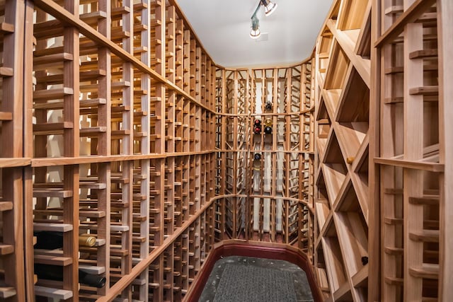 1130 Paulina St, Oak Park, IL 60302 - wine area featuring track lighting