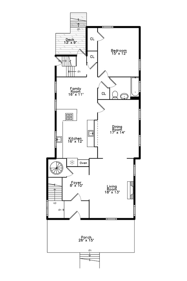 1130 Paulina St, Oak Park, IL 60302 - floor plan