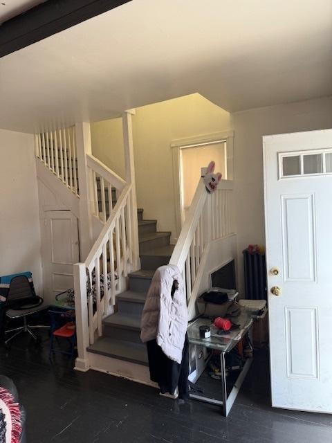 4734 W Monroe St, Chicago, IL 60644 - stairway with wood finished floors