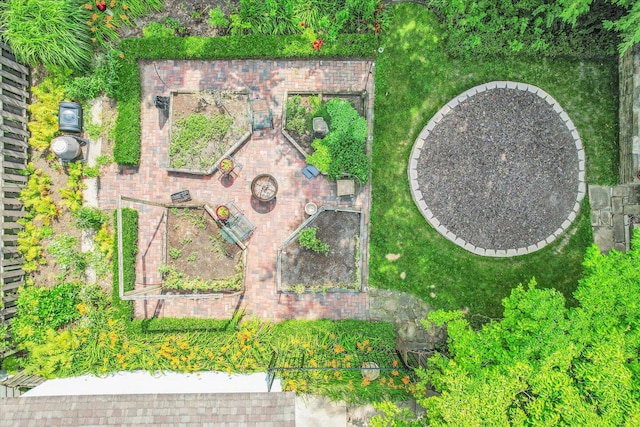 aerial view