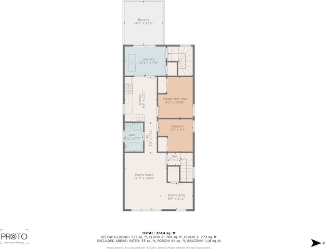 530 N Ashland Ave, Chicago, IL 60622 - plan