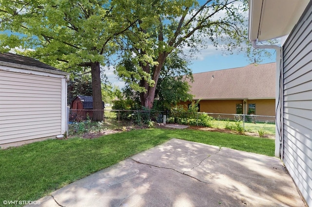 1704 Paddington Ave, Naperville, IL 60563 - fenced backyard featuring a storage shed and a patio area