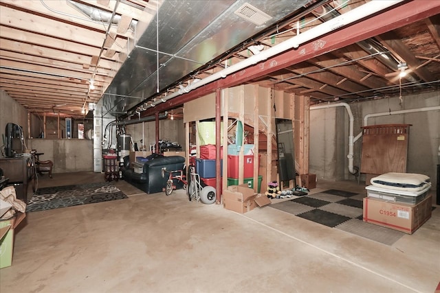 1423 Deer Creek Ln, Lake In The Hills, IL 60156 - view of unfinished basement