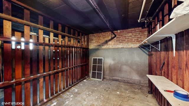 502 Bonnie Brae Pl Unit C2, River Forest, IL 60305 - interior space with unfinished concrete floors
