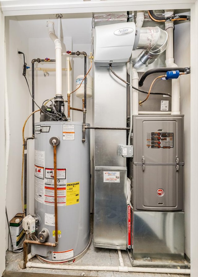 utilities with water heater