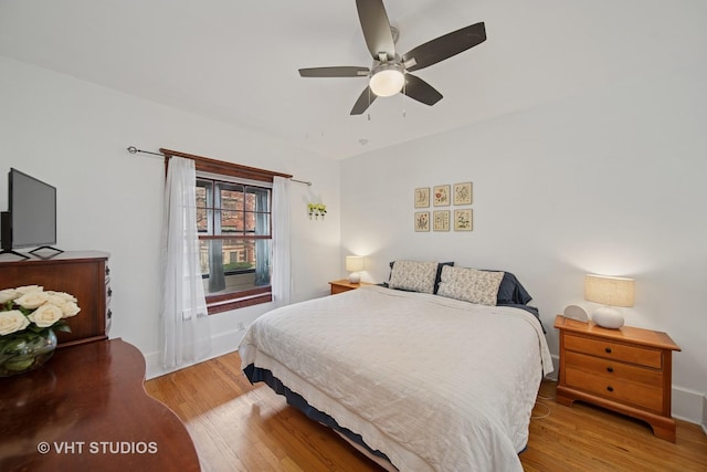 5141 S Greenwood Ave Unit 1, Chicago, IL 60615 - bedroom featuring wood finished floors and a ceiling fan
