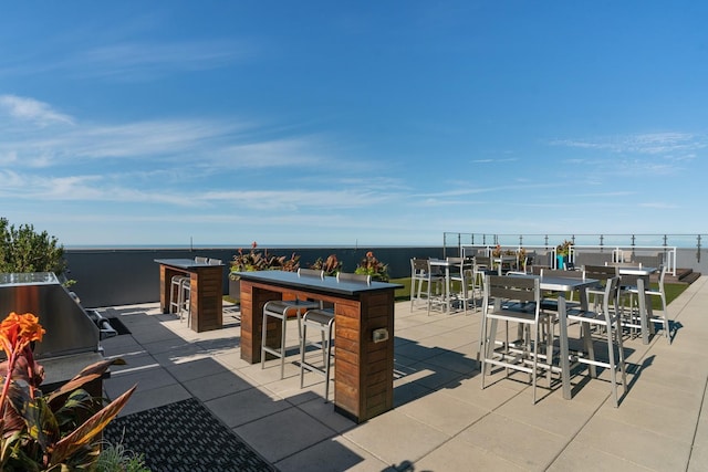 600 N Lake Shore Dr Unit 2110, Chicago, IL 60611 - view of patio / terrace featuring exterior bar