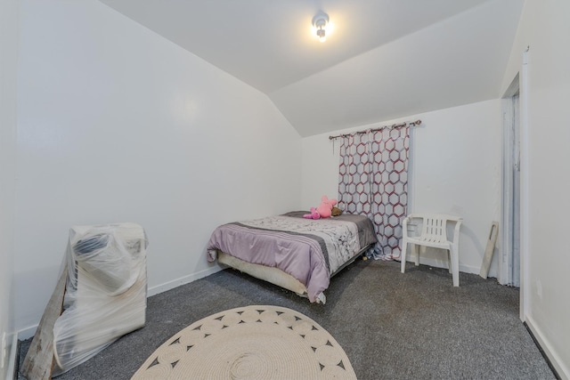 1317 N Harding Ave, Chicago, IL 60651 - carpeted bedroom featuring baseboards and lofted ceiling