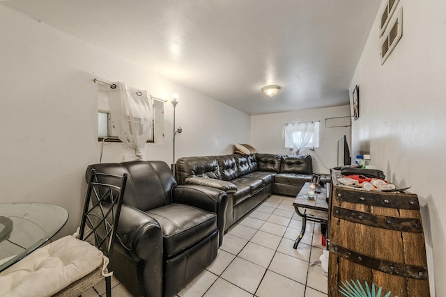 1317 N Harding Ave, Chicago, IL 60651 - living room featuring light tile patterned flooring and visible vents
