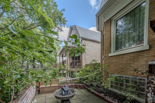 1317 N Harding Ave, Chicago, IL 60651 - view of patio / terrace featuring a fire pit