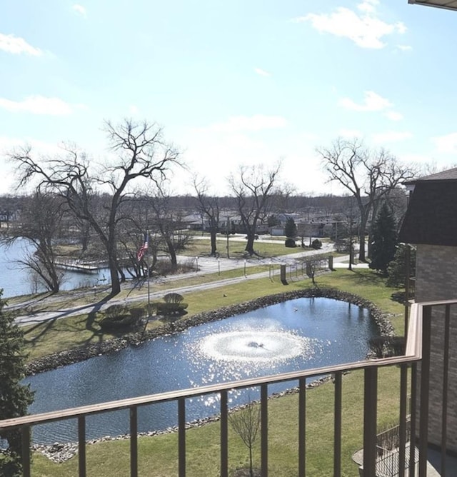 property view of water