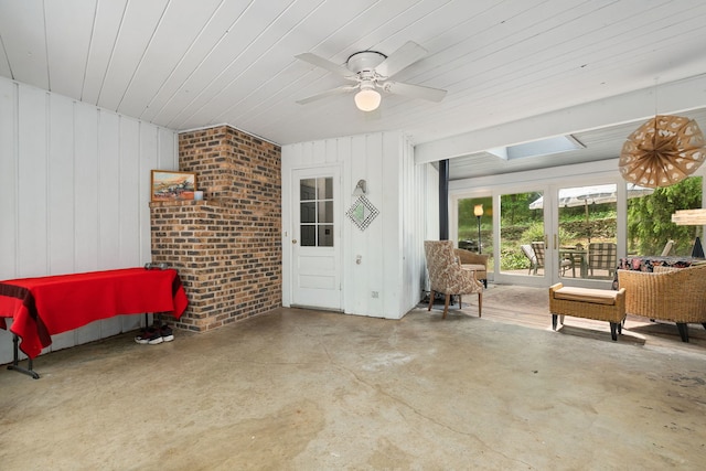 36W525 Wild Rose Rd, Saint Charles, IL 60174 - view of patio / terrace with a ceiling fan