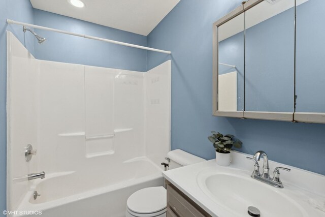 35720 N Laurel Ave, Ingleside, IL 60041 - full bathroom with tub / shower combination, vanity, and recessed lighting