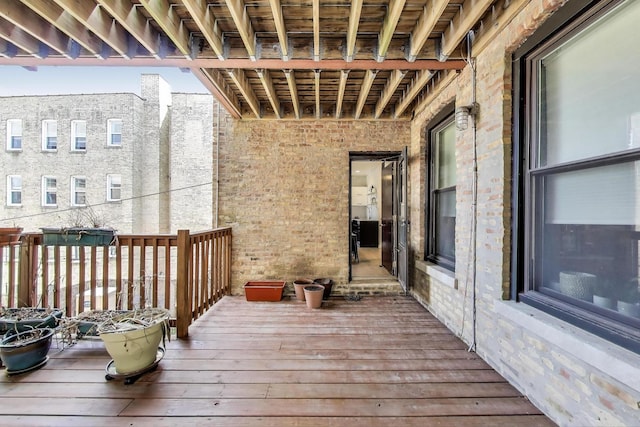 view of deck