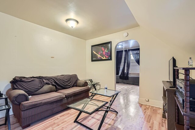 1506 Shields Ave, Chicago Heights, IL 60411 - living room featuring wood finished floors and baseboards