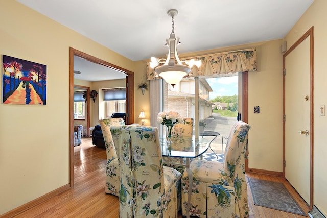 5 Saint Moritz Dr Unit 101, Palos Park, IL 60464 - dining area with plenty of natural light, light wood-style floors, and baseboards