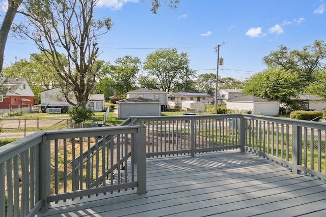 330 Paxton Ave, Calumet City, IL 60409 - wooden terrace with a residential view and fence