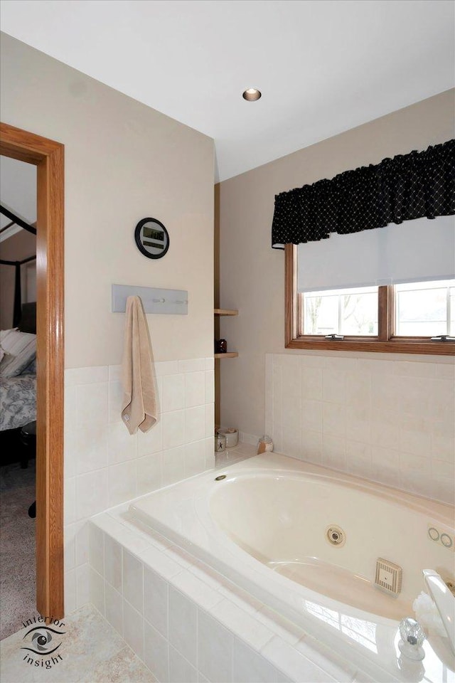 274 N School St, Braidwood, IL 60408 - full bathroom featuring a tub with jets
