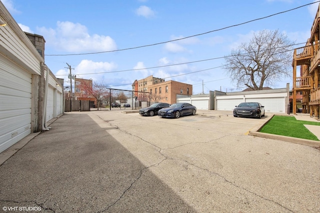 view of vehicle parking
