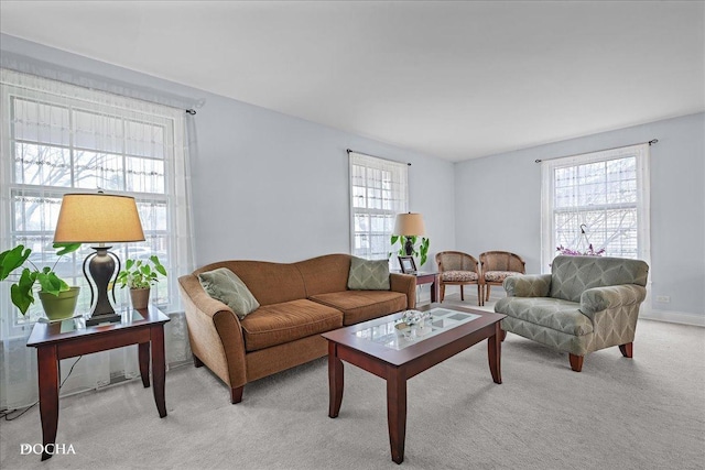 6914 Richmond Ave, Darien, IL 60561 - living area with light carpet and a healthy amount of sunlight