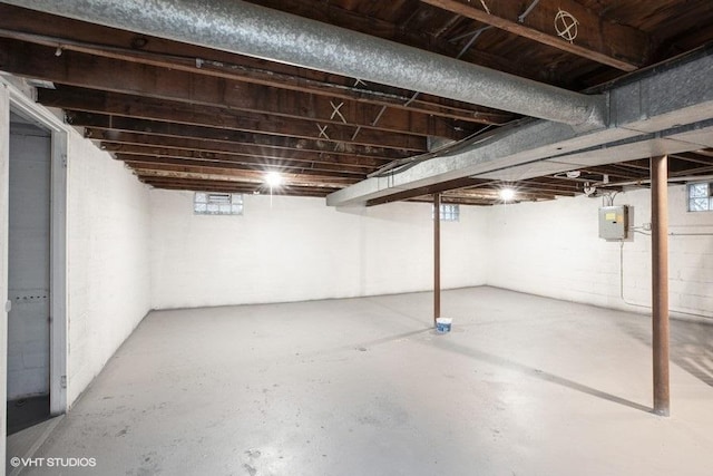 270 W 10th St, Chicago Heights, IL 60411 - basement with electric panel