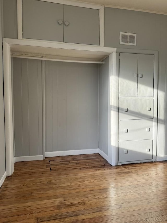 closet featuring visible vents