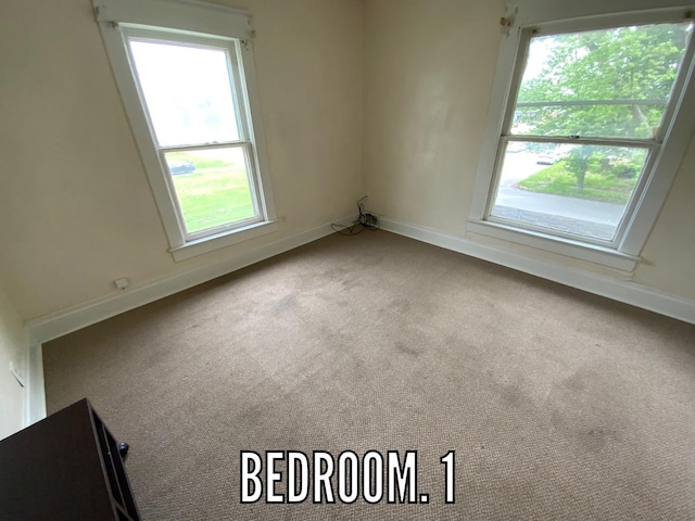 716 Robinson St, Danville, IL 61832 - spare room with carpet flooring and baseboards