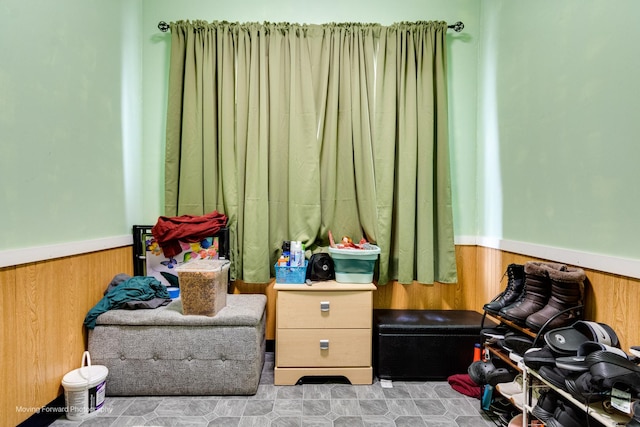 3041 S Drake Ave, Chicago, IL 60623 - sitting room with a wainscoted wall and wooden walls