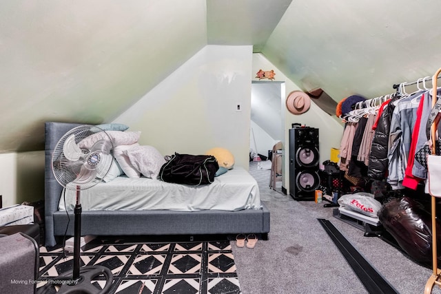 3041 S Drake Ave, Chicago, IL 60623 - carpeted bedroom with lofted ceiling