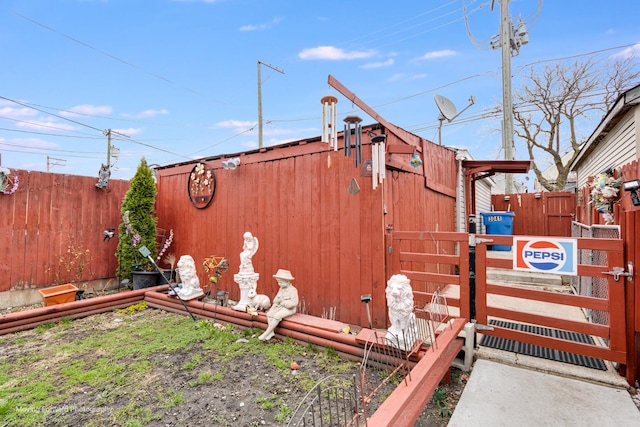 3041 S Drake Ave, Chicago, IL 60623 - view of yard with a gate and fence