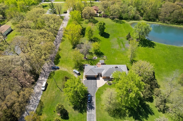 3315 E Bemes Rd, Crete, IL 60417 - view from above of property with a nearby body of water