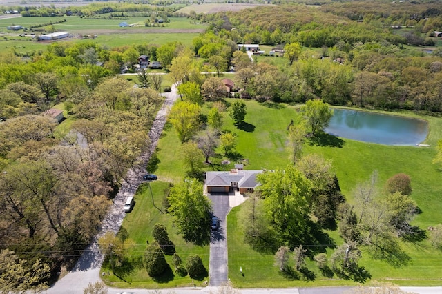 3315 E Bemes Rd, Crete, IL 60417 - drone / aerial view of a large body of water