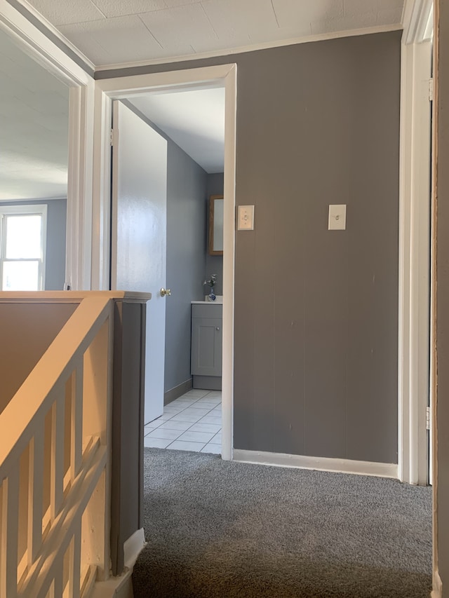 26W441 Geneva Rd, Wheaton, IL 60187 - stairway with carpet flooring