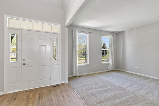 591 Waterford Rd, Elgin, IL 60124 - foyer entrance featuring baseboards and wood finished floors