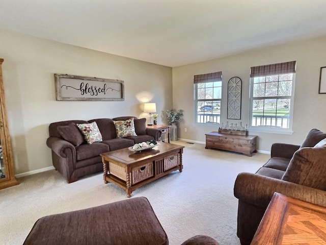 102 W Auburndale Ave, Cortland, IL 60112 - living area featuring carpet floors and baseboards