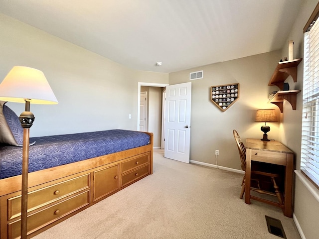 102 W Auburndale Ave, Cortland, IL 60112 - bedroom featuring light colored carpet, baseboards, visible vents, and multiple windows