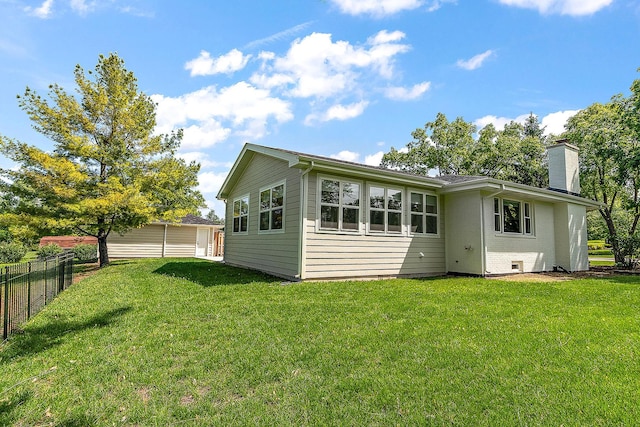 15150 109th Ave, Orland Park, IL 60467 - rear view of property featuring a chimney and brick siding