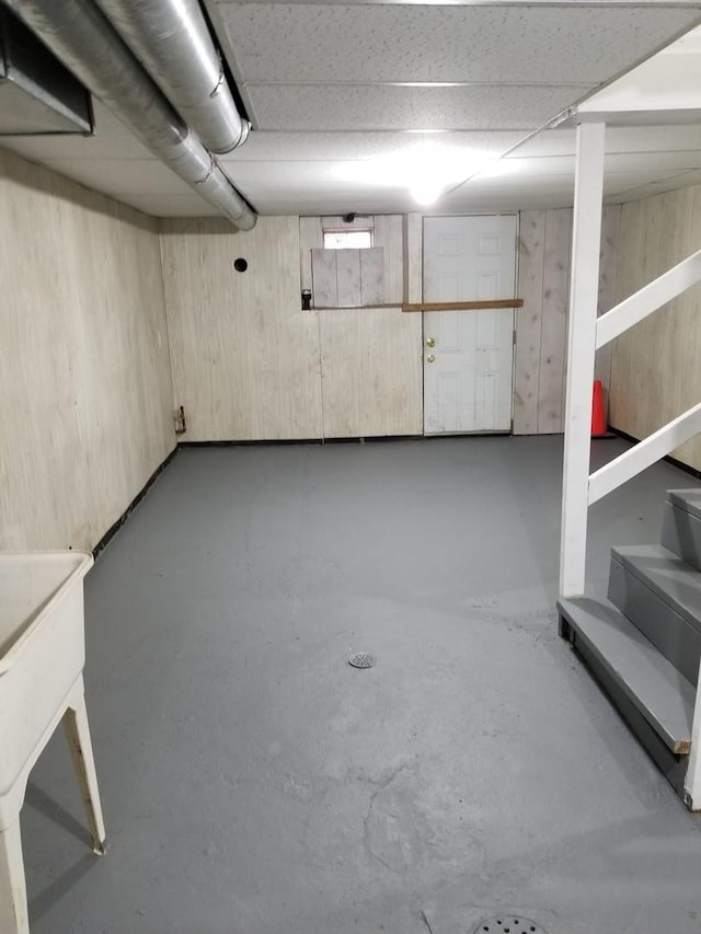 10505 S Corliss Ave, Chicago, IL 60628 - finished basement with stairs