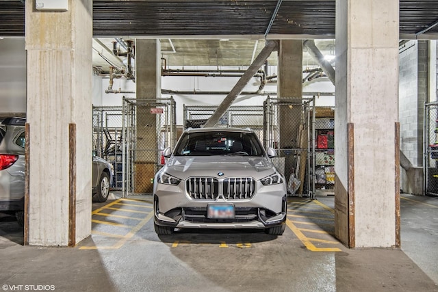 view of parking deck