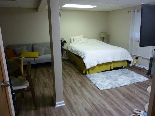 275 London Pl Unit 275, Wheeling, IL 60090 - bedroom featuring wood finished floors and a paneled ceiling
