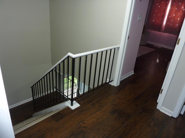 275 London Pl Unit 275, Wheeling, IL 60090 - staircase featuring wood-type flooring and baseboards