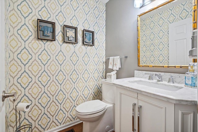 401 Aurora Ct, Vernon Hills, IL 60061 - bathroom featuring vanity and toilet
